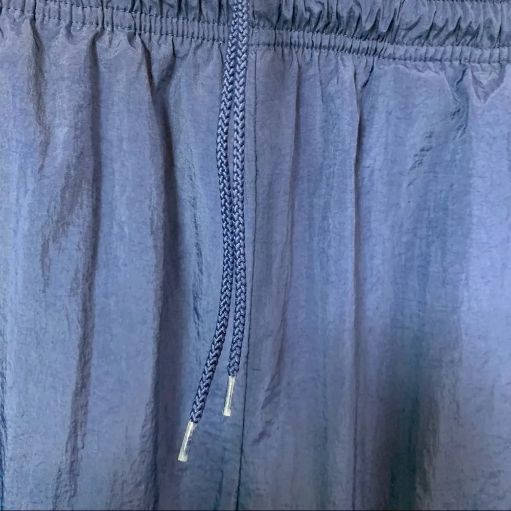 Nike Navy Nylon Elastic Waist Windbreaker Pants